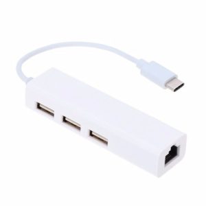 TYPE C MALE TO RJ45 (LAN) + USB 3.0 3 PORTS